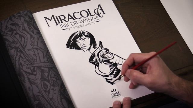 No Pencil Sketch Ink Drawing by Fantasy Artist Jeff Miracola смотреть онлайн