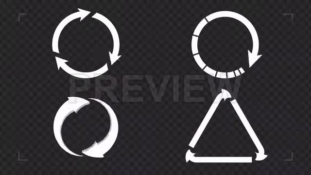 Recycle Arrows Rotating Loop Collection | Stock Motion Graphics - Motion Array смотреть онлайн