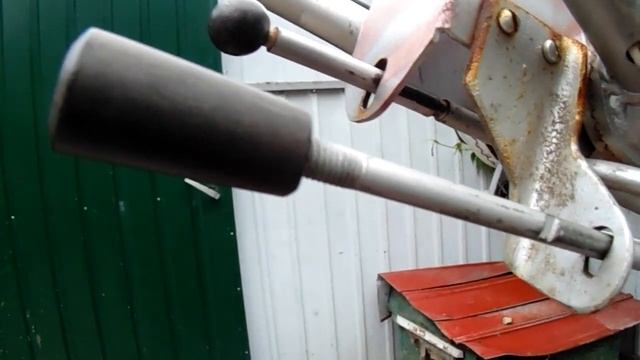 Мотоблок Мотор Січ. Найпростіша конструкція тяги для вмикання/вимикання ВОМ. смотреть онлайн