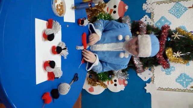 Мастер-класс "Снегирь" Семеняка Диана смотреть онлайн