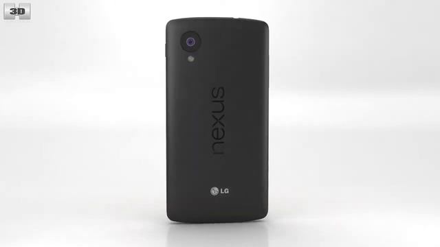 Google Nexus 5 by 3D model store Humster3D.com смотреть онлайн