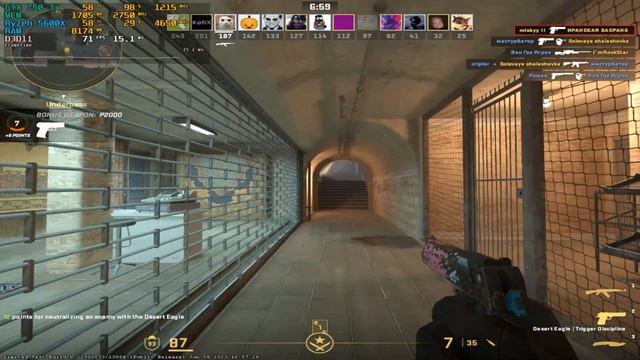 Counter-strike 2 : GTX 750 Ti + Ryzen 5600X : Ultra Graphics смотреть онлайн