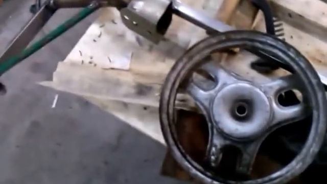 Бюджетный квадроцикл своими руками, Задняя ось. смотреть онлайн