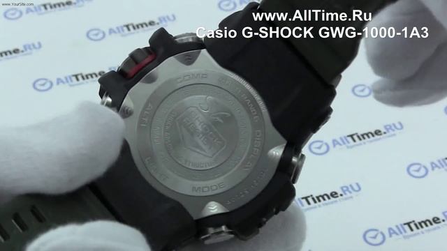 Обзор. Мужские наручные часы Casio G-SHOCK GWG-1000-1A3