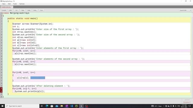Merging Two SD-Arrays In Java || Java Programming || SB Codes #java #programming #array #SBCodes смотреть онлайн