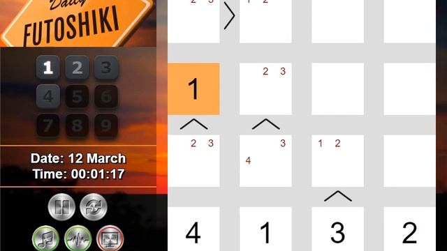 Game Daily Futoshiki смотреть онлайн