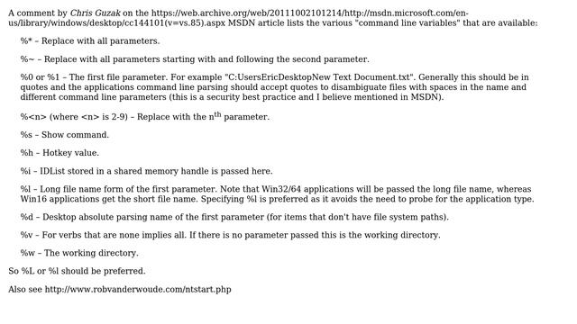 Which special variables are available when writing a shell command for a context menu смотреть онлайн