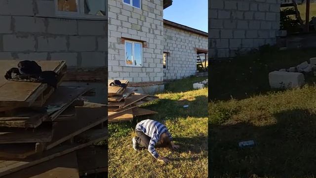 Прыжок и кувырок,?