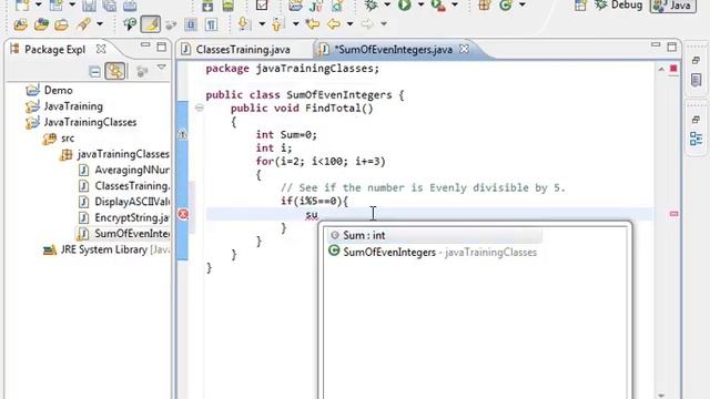 #26 Java Program to find Sum of Even Integers || Core Java in Tamil смотреть онлайн