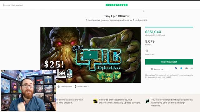 To Back Or Not To Back - Moonrollers, Star Realms, Tiny Epic Cthulhu & More!!! смотреть онлайн