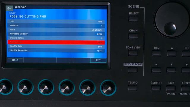 Roland Fantom-0 06 07 08 - using Arpeggiator in the Sequencer смотреть онлайн