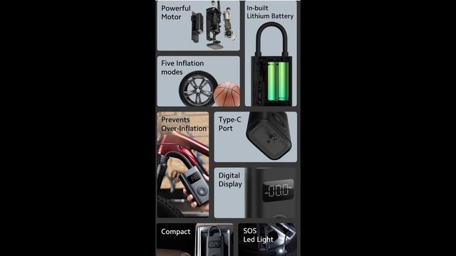 Xiaomi Portable Electric Air Compressor 1S Launced in India | ₹2799 | Best for Travellers ? смотреть онлайн