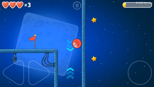 Красный Шар Red Ball 4 Напал на Злых Квадратов на Луне смотреть онлайн