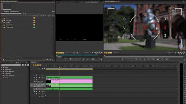 Видоискатель Камеры. Бесплатный Проект Premiere Pro. Viewfinder Overlay. Free Premiere Project.