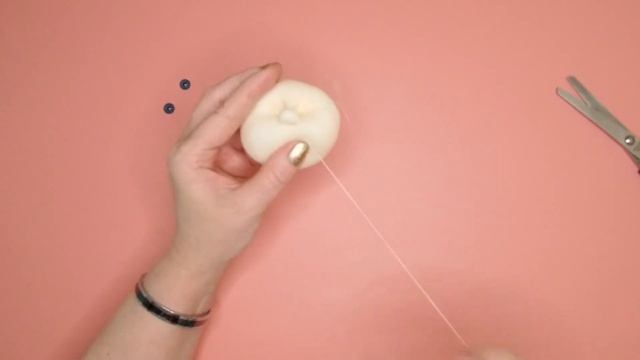 Мини кукла из капрона для начинающих. DIY Beautiful nylon doll смотреть онлайн