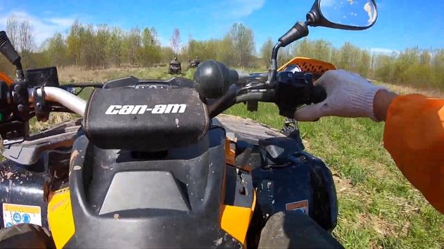 Покатушка на BRP 1000 XTP. Много болот