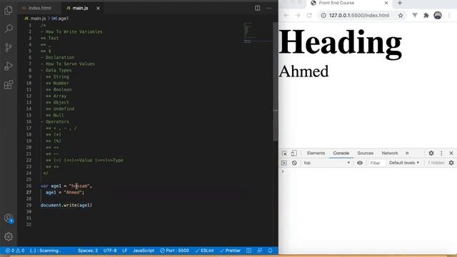 #22-Day10(JavaScript Operators ) смотреть онлайн