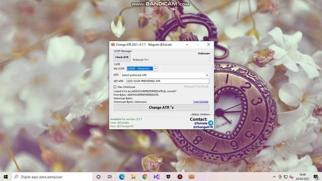 ATR Tool, Demonstration of ATR Change in JCOP JAVA - CATR 2023 смотреть онлайн