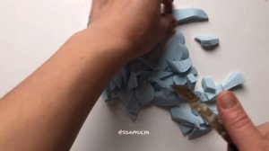 Cutting soft soap / ASMR soap / АСМР режу мягкое заграничное мыло