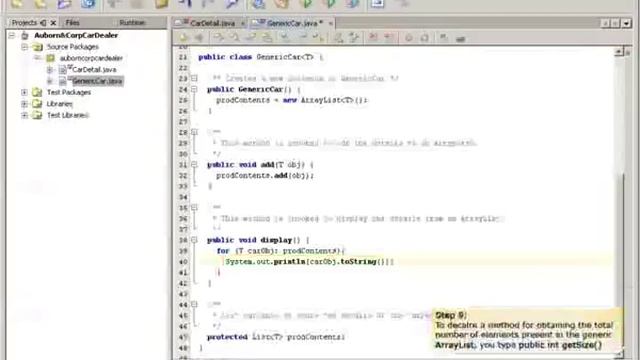 4 2 Creating a Generic class with ArrayList смотреть онлайн