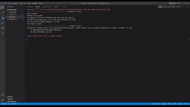 Computer's Guess Java Language смотреть онлайн