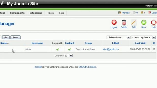 Joomla - Administrator - Change Administrator смотреть онлайн