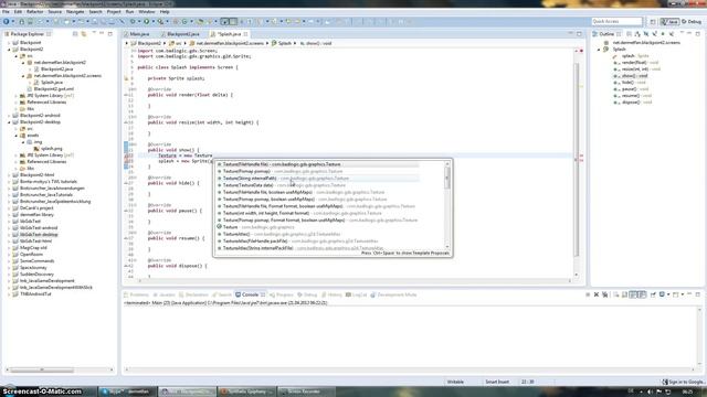 Java Game Development (LibGDX) | Episode 3 - Creating a splash screen and drawing a sprite смотреть онлайн