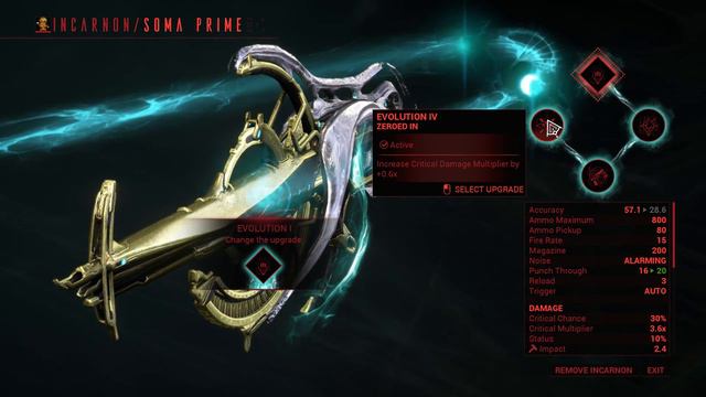 Warframe - Quick Look At: Incarnon Soma Prime смотреть онлайн