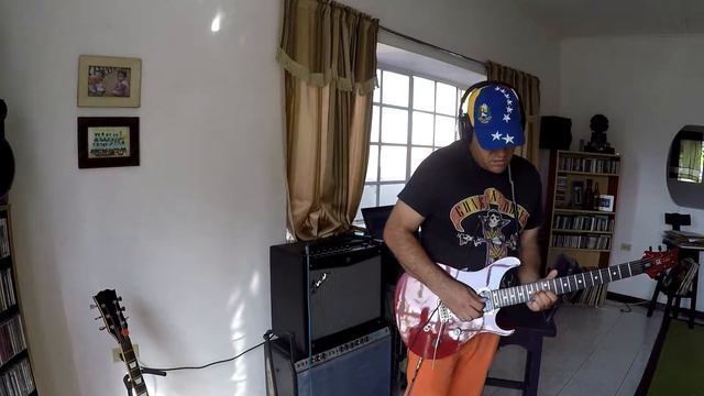 Blues improvisation with PRS Custom 24 and Fender Mustang III смотреть онлайн