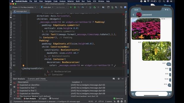Build Flutter Tinder Clone with Firebase & BLoC #39/41 Message Widget смотреть онлайн