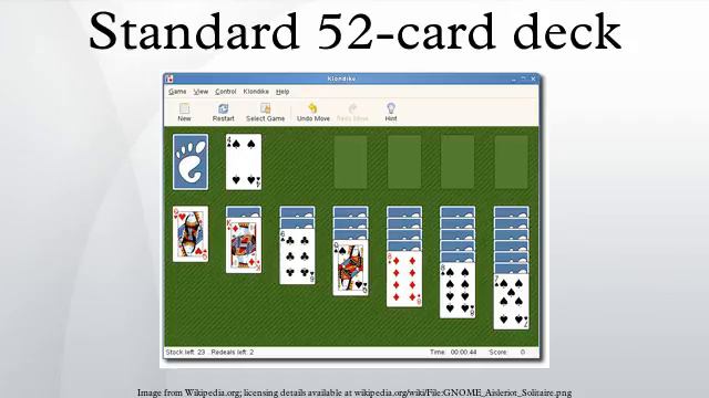 Standard 52-card deck смотреть онлайн