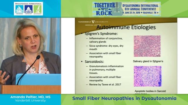 Small Fiber Neuropathies in Dysautonomia - Dr. Amanda Peltier смотреть онлайн