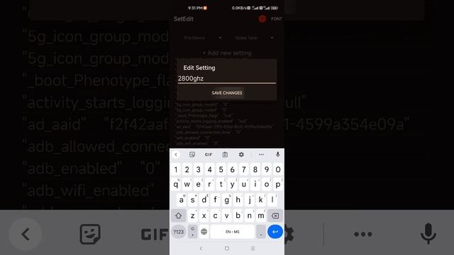 ?new Tweak Update!!? Boost Cpu X Gpu Setedit Global Table. #setedit #xiaomi #poco #redmi #tutorial
