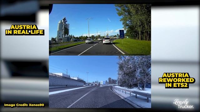Austria In Real Life vs Austria Rework In ETS2 1.46 | ETS2 1.46 GAMEPLAY смотреть онлайн