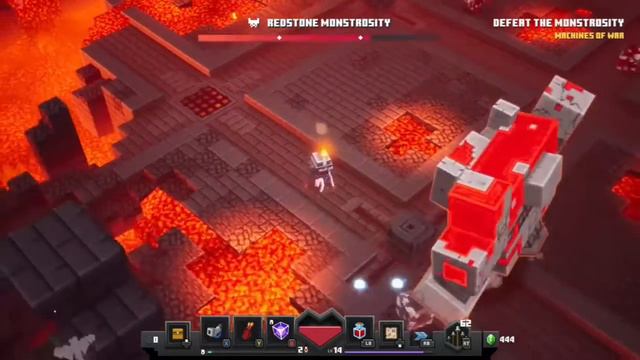 Defeating Redstone Monstrosity In less than 3 minutes смотреть онлайн