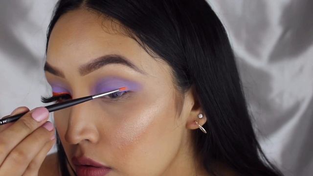 PURPLE EYESHADOW | ORANGE EYELINER | EUPHORIA INSPIRED MAKEUP | STEPHANY FLAMENCO смотреть онлайн