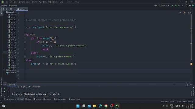 Program to Check Prime number in Python | Basic Python Programs | Video - 7 смотреть онлайн