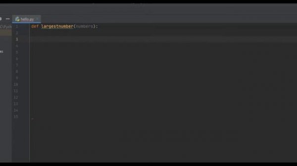 Python - Find The Largest Number In A List