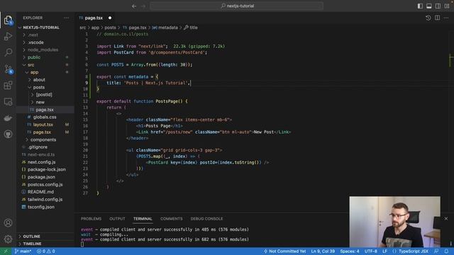 מדריך Next.js 13 | הוספת תגיות Meta לHead בNext.js смотреть онлайн