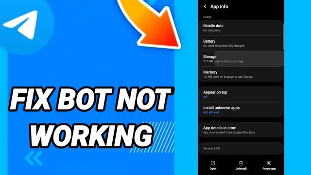 How fix bot not working On Telegram смотреть онлайн