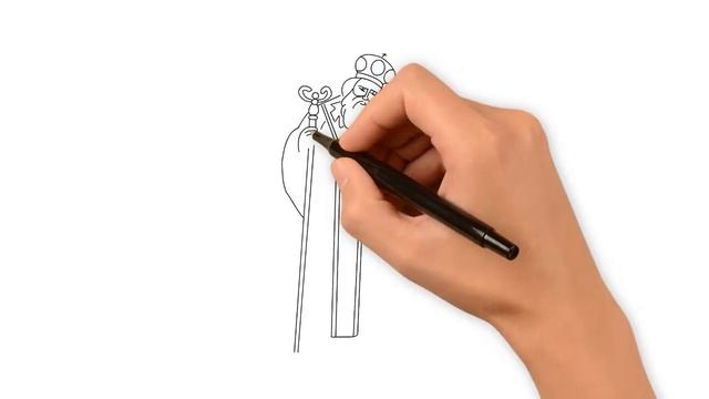 How To Draw St. Nicholas, Draw A Person