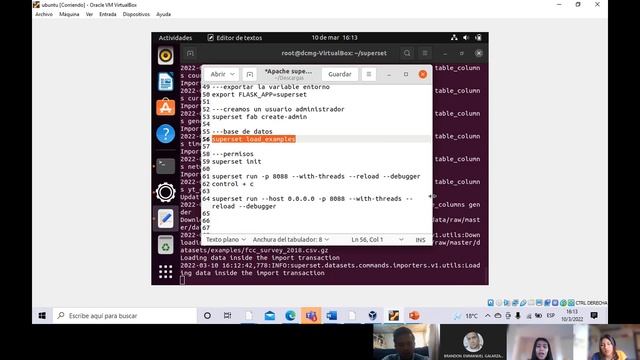 Apache superset Instalacion (virtualbox-ubuntu),carga de base de datos ,consultas -Sala10 смотреть онлайн