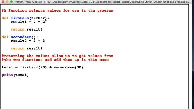 GCSE Computer Science Functions Explained python смотреть онлайн