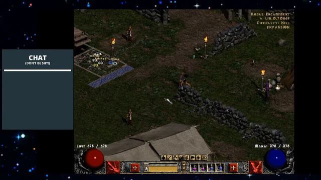Diablo 2 Sorceress 99 Lvl Grind - Go Through Hell смотреть онлайн
