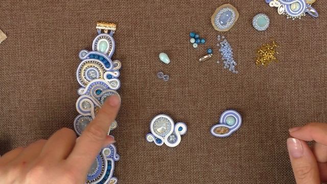Заколка для волос. СУТАЖ // Hair clip. Soutache смотреть онлайн