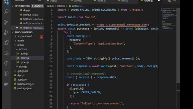 Build Cross Platform Mobile App Using React Native (Expo), NodeJS APIs And Algorand SDK смотреть онлайн