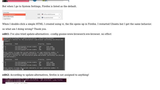 Ubuntu: How to change default browser via terminal/update-alternatives? смотреть онлайн