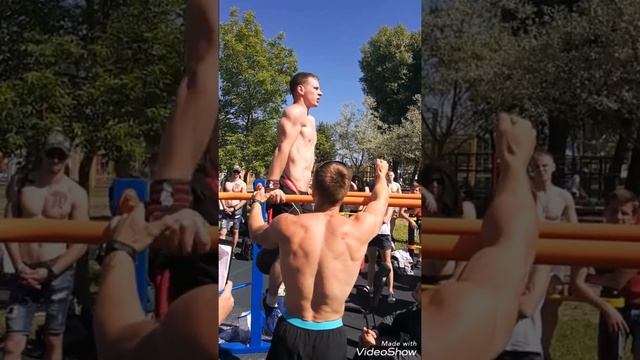 Мои результаты чемпионата по силовому троеборью Street Workout смотреть онлайн