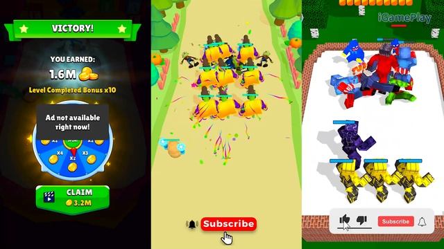 Merge Fusion Rainbow Monsters vs Hero Craft Merge Master vs Merge Zombies Android Gameplay смотреть онлайн