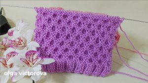 РЕЛЬЕФНЫЙ УЗОР СПИЦАМИ 266 Вязание Узоры спицами